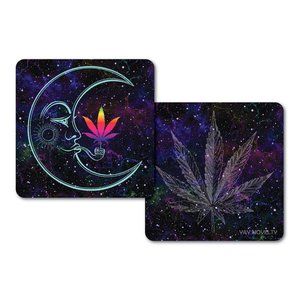 Set of 10 Cannabis Paper Coasters - Over The Moon